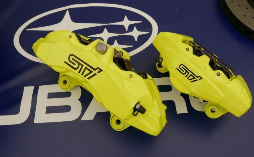 Subaru STi Front & Rear Brake Caliper Stickers | Black