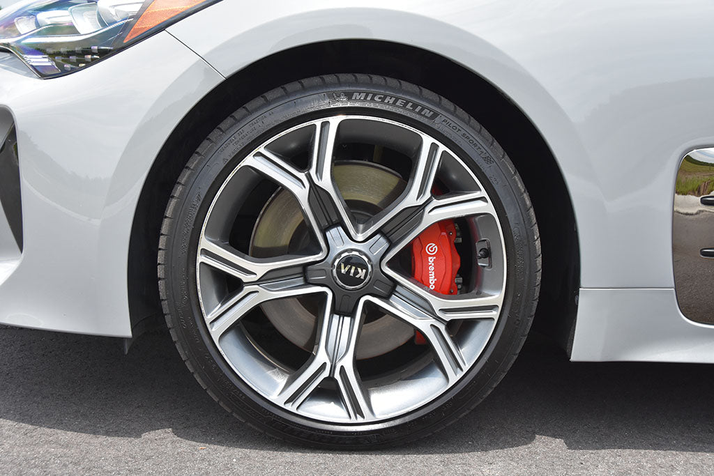 Kia Stinger Brembo Caliper Stickers 3M High Temperature Vinyl - White