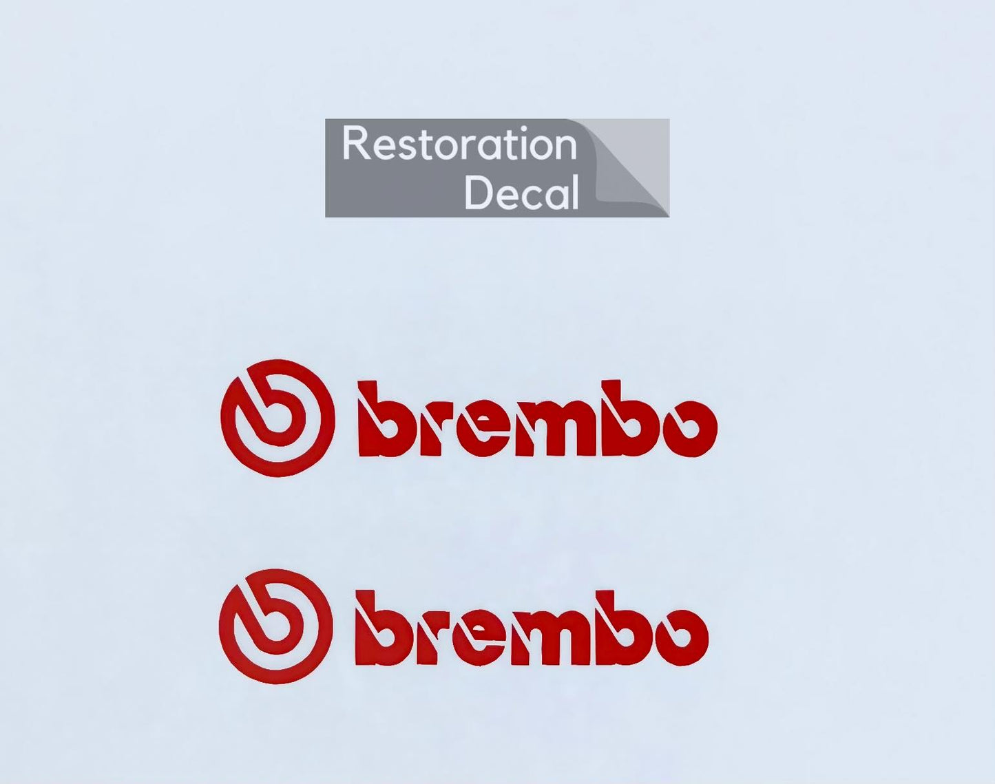 FPV Ford Falcon Brembo Stickers - 4 Pot Front