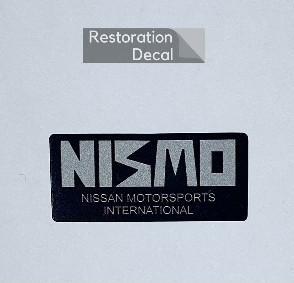 NISMO - Old logo Nismo Strut Bar Sticker