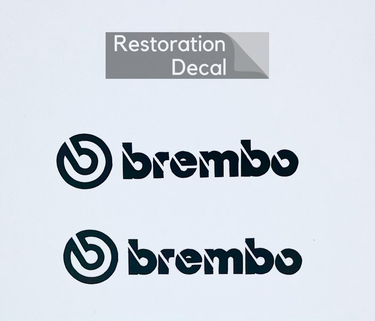 Ford Focus 2013-2016 ST Performance Front RS Brembo Stickers - Black