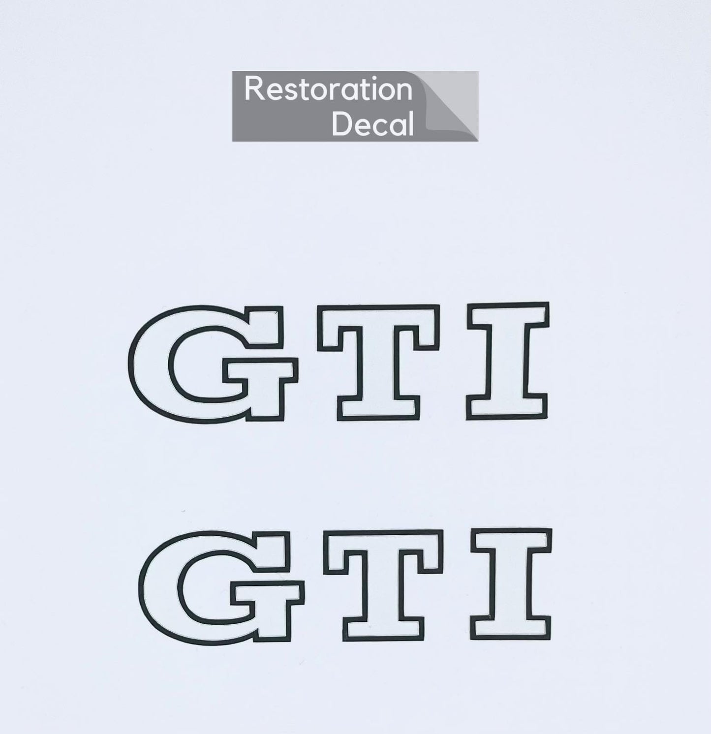 VW Golf Mk 7 Mk 7.5 GTI Front Brake Caliper Bracket Stickers