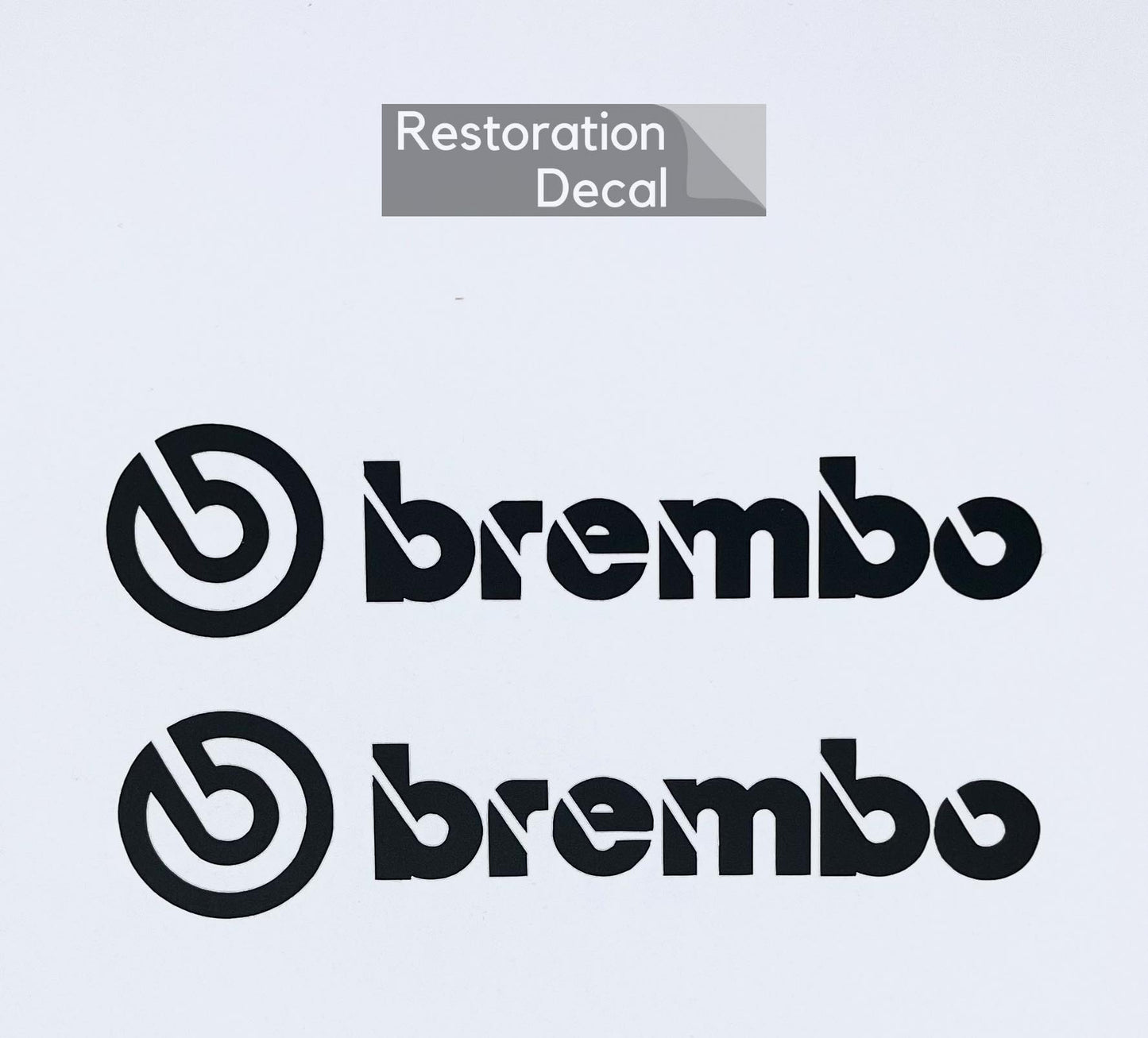 Ford Mustang 2015-2022 | Front Caliper Brembo Sticker | Black