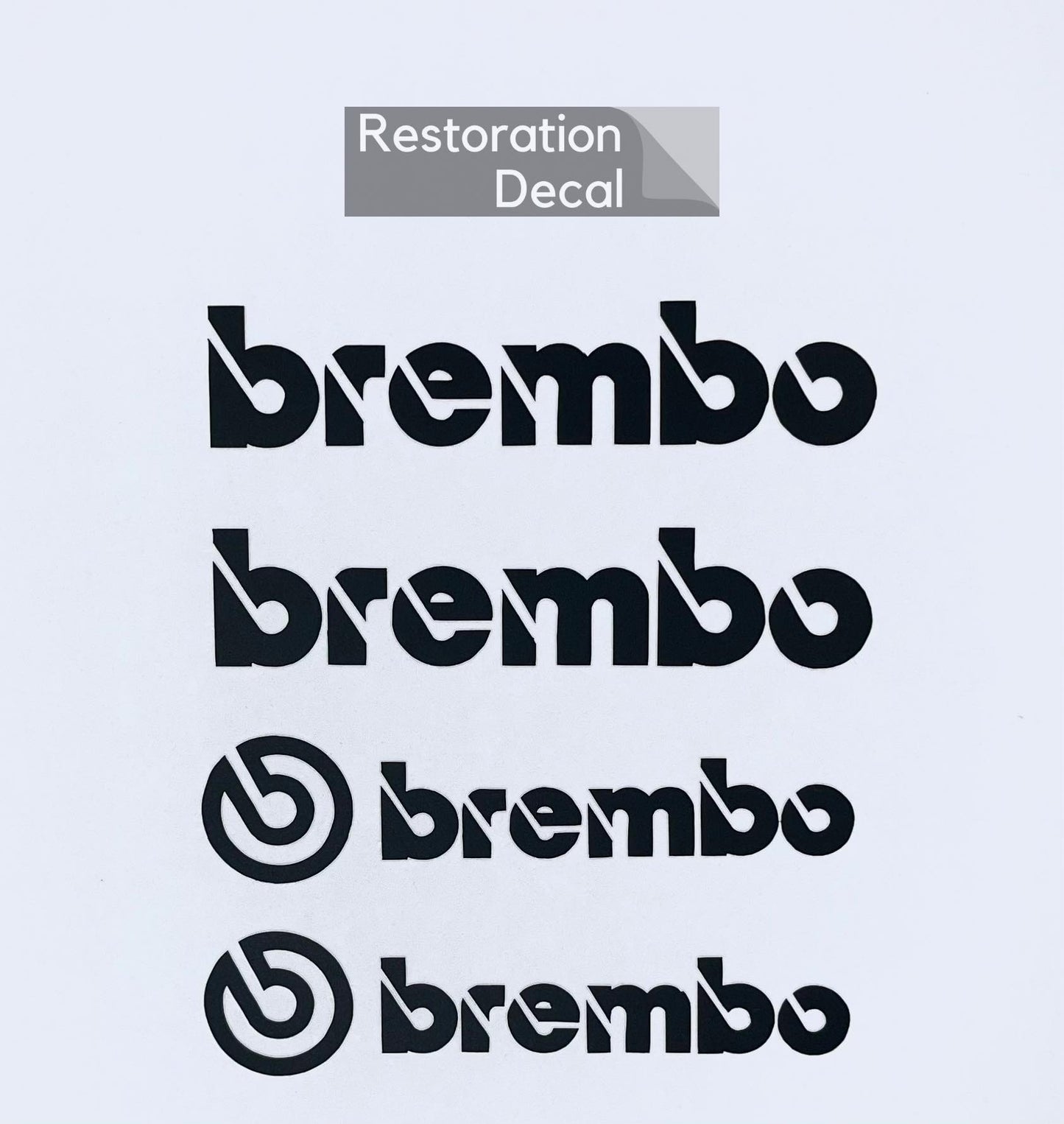 FPV Ford Falcon Brembo Stickers - 6 Pot Front/ 4 Pot Rear