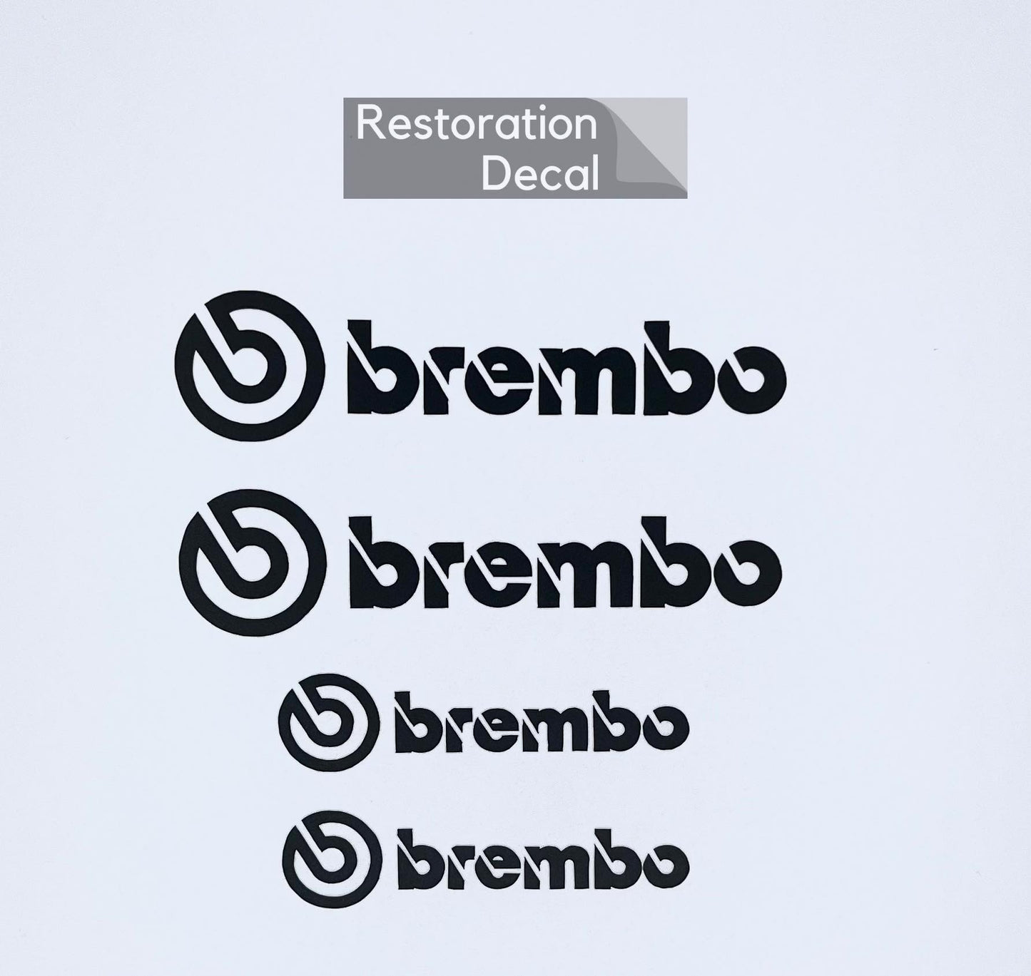 Nissan GTR Brembo Caliper Stickers 3M High Temperature Vinyl
