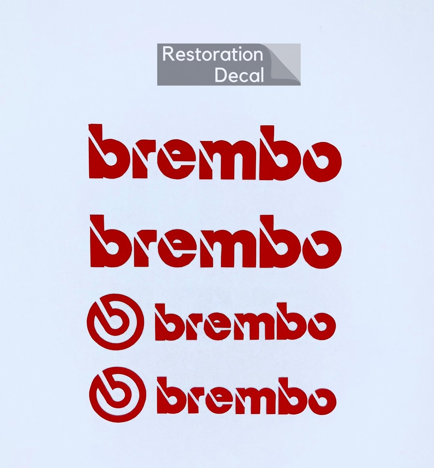 FPV Ford Falcon Brembo Stickers - 6 Pot Front/ 4 Pot Rear