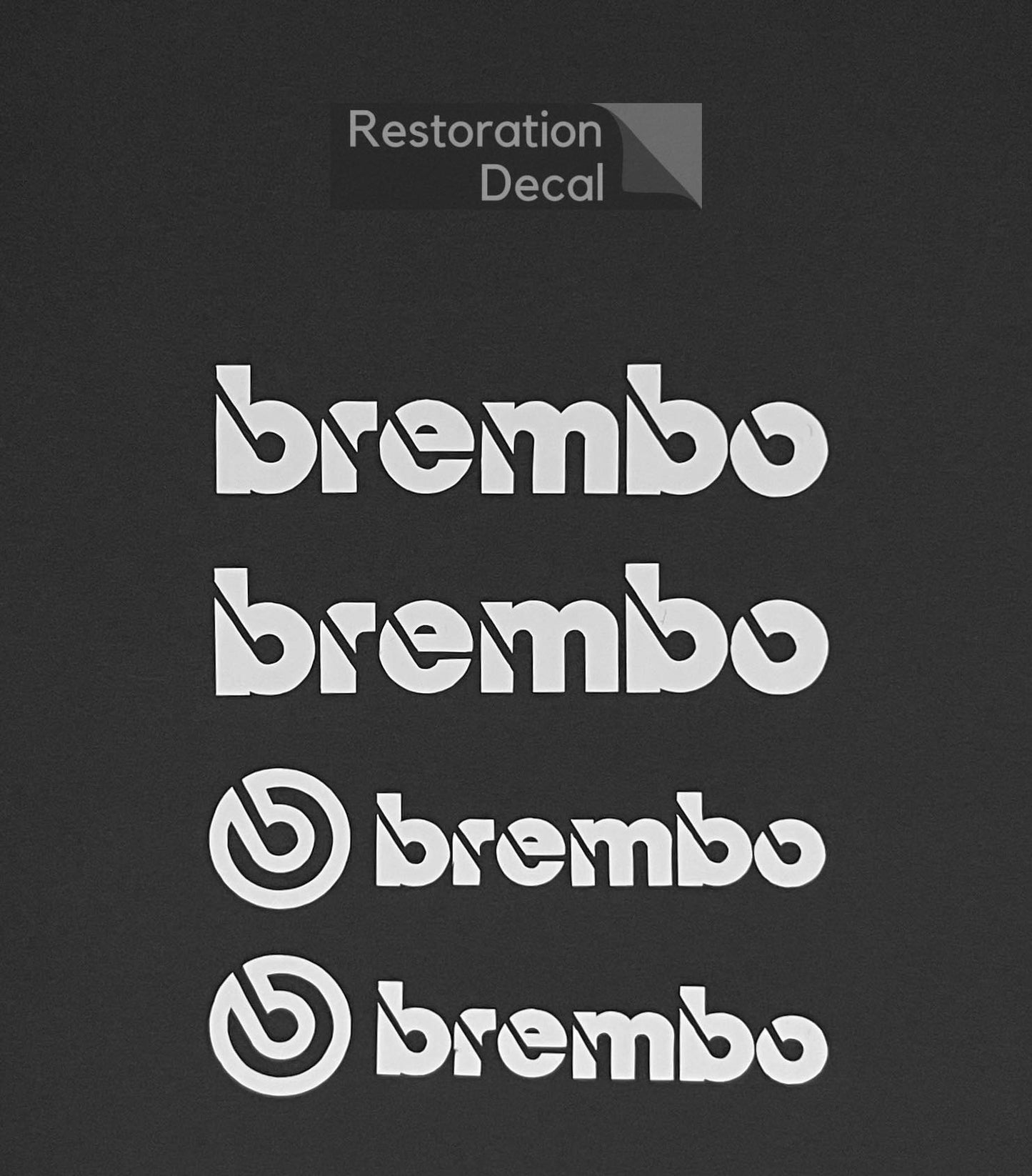 FPV Ford Falcon Brembo Stickers - 6 Pot Front/ 4 Pot Rear