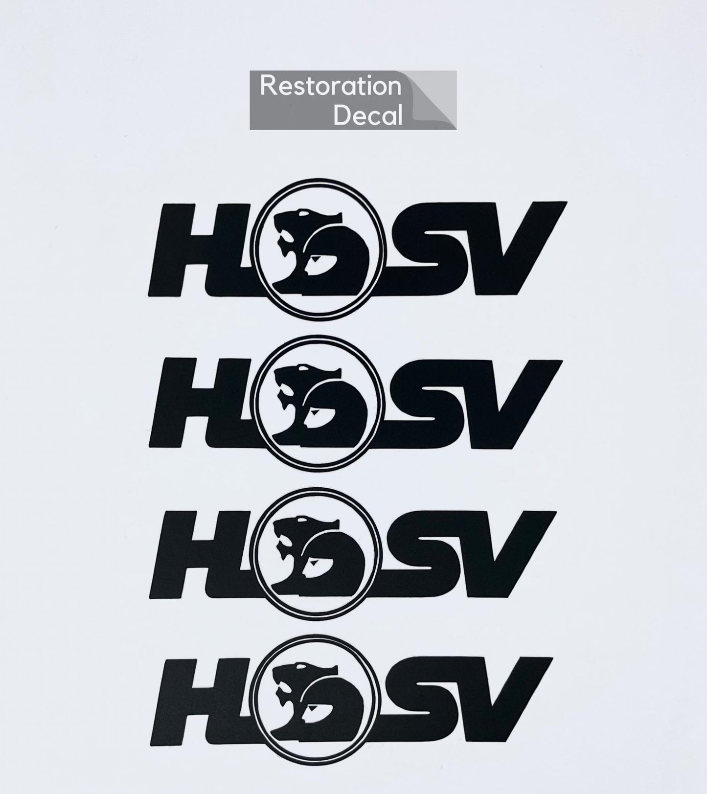 Holden HSV Caliper Stickers 3M High Temperature Vinyl - Black