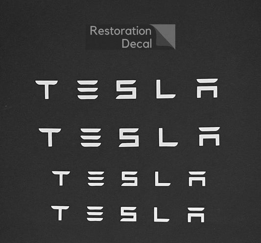 Tesla Brake Caliper Stickers 3M High Temperature Vinyl