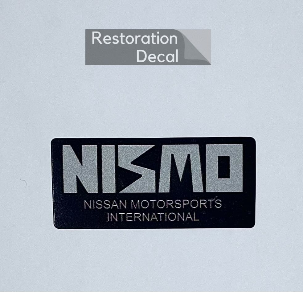 NISMO - Old logo Nismo Strut bar sticker